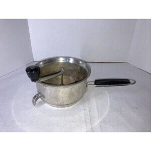 Foley brand Vintage Food Mill 7" Masher Ricer Strainer Kitchen Hand Crank